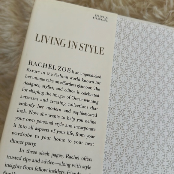 LIVING IN STYLE Book by Rachel Zoe - Picture 4 of 5